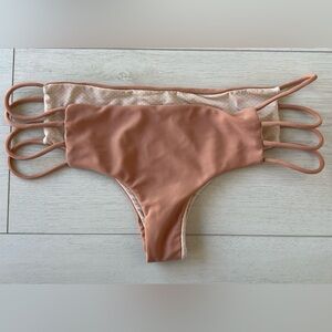 Acacia Bikini Bottom- Tan Bottom Size Medium